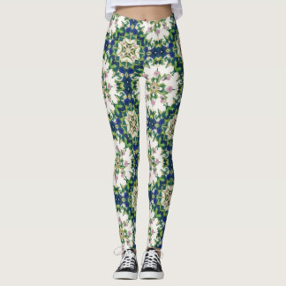Diamant Bloemrijke Mandala's Naadloos Patroon Leggings