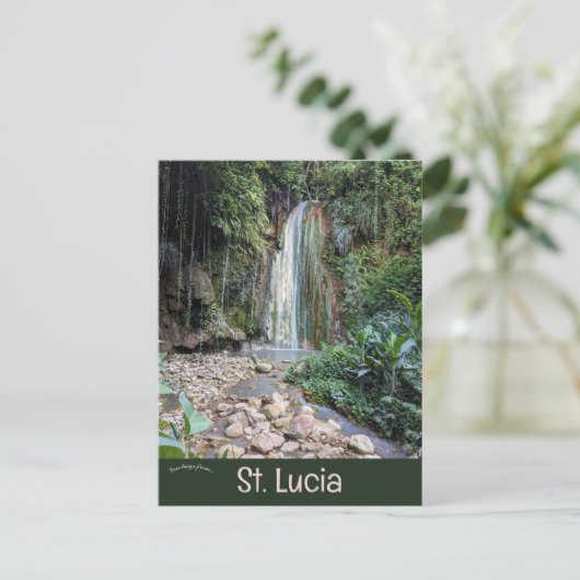 Diamant Botanische Tuinen St Lucia Briefkaart (Staand voorkant)