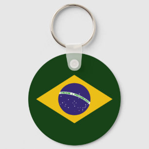 diamant Brazilië - embleem van de Braziliaanse vla Sleutelhanger