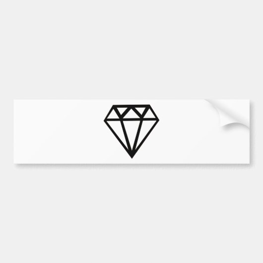 Diamant! Bumpersticker (Voorkant)