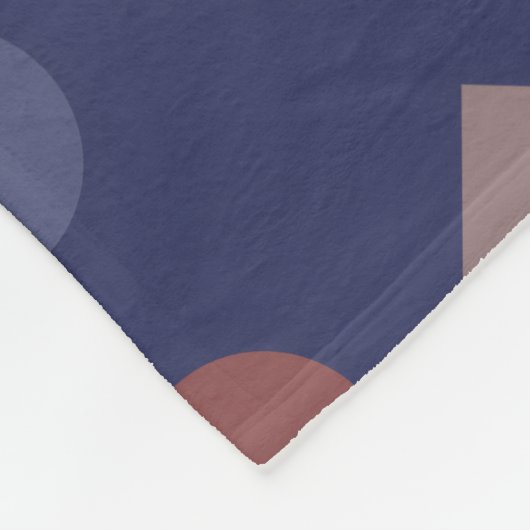 diamant-dot retro geometrisch patroon fleece deken (Hoek)