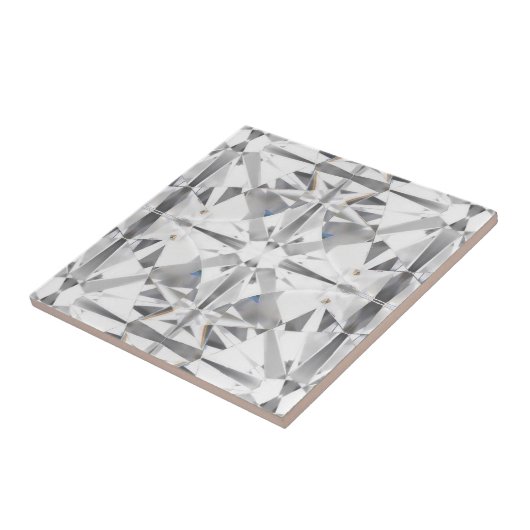 Diamant edelsteen tegeltje (Zijkant)