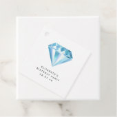 Diamant en Glitter Kant Bedankjes Labels (In situ)