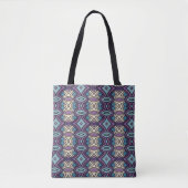 Diamant- en ovaalsymmetrie tote bag (Voorkant)