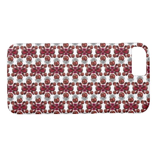 Diamant en Ruby Case-Mate iPhone Case (Achterkant (Horizontaal))