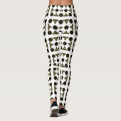 Diamant geometrische kunst leggings (Achterkant)