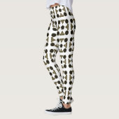 Diamant geometrische kunst leggings (Links)