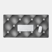 Diamant getuft ontwerp, zwart bureaumat (Keyboard & Muis)