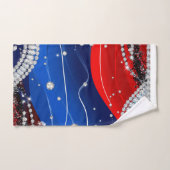 Diamant Glans Luxe Achtergrond Handdoek (Handdoek)