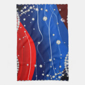 Diamant Glans Luxe Achtergrond Theedoek (Verticaal)