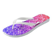 Diamant Glans Ombre   Teenslippers (Schuin)