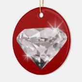 diamant glans versiering keramisch ornament (Links)