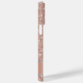Diamant Glitter Calligrafie Naam Roze Goud Case-Mate iPhone Case (Achterkant / Rechts)