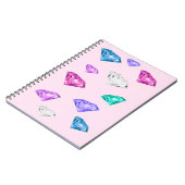 Diamant Glitter Notebook Notitieboek (Linkerzijde)