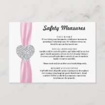 Diamant Hart Pink Lint Veiligheidsmaatregelen