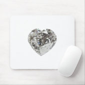 Diamant Hartvorm Brilliant Muismat (Met muis)