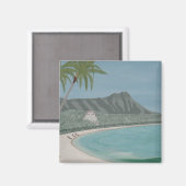 DIAMANT HOOFD magneet (Voorkant / Achterkant)