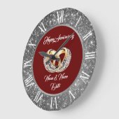 Diamant Huwelijksringen Zilveren Trouwdag op Maat  Grote Klok (Hoek)