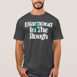diamant in ruw t-shirt