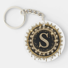 Diamant Initiaal S Sierdecoratie Sleutelhanger