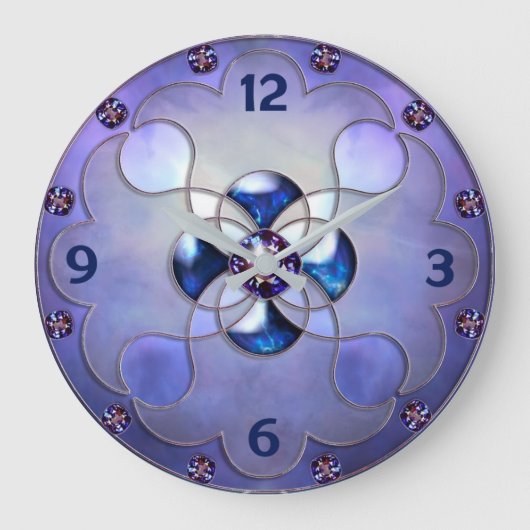 Diamant kunst grote klok (Voorkant)