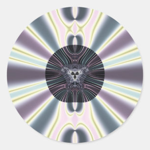 Diamant Lichtjes Ronde Sticker