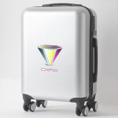 Diamant Logo Tekst Naam Zakelijke Auto Sticker (Koffer)