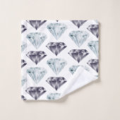Diamant Luxe Handdoekenset Bad Handdoek (Wasdoekje)