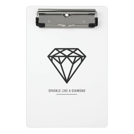 Diamant Mini Klembord (Voorkant)