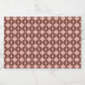 diamant mokka voedselcontainer etiket (Enkel label)