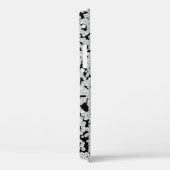 Diamant Monogram Zilver Faux Glitter Bling Case-Mate iPhone Case (Achterkant / Rechts)