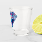 Diamant multicolor shot glas (Rechts)