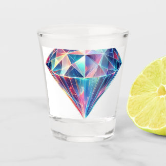 Diamant multicolor shot glas