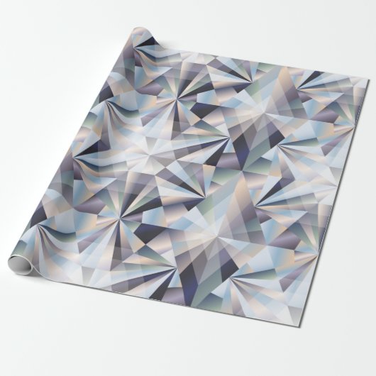 diamant naadloze achtergrond,  illustratie cadeaupapier (Uitgerold)