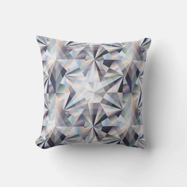 diamant naadloze achtergrond,  illustratie kussen (Voorkant)