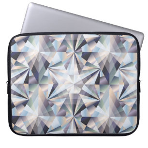 diamant naadloze achtergrond, illustratie laptop sleeve