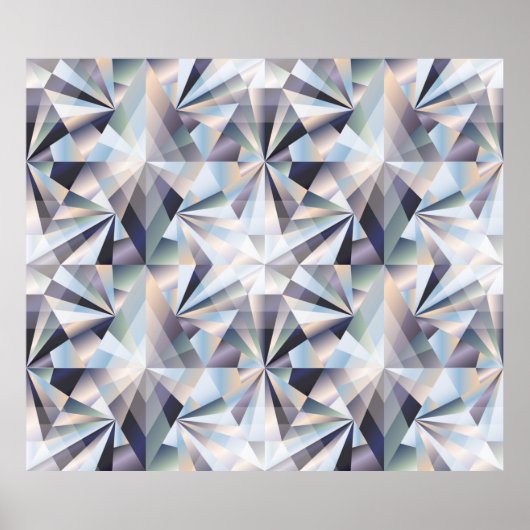 diamant naadloze achtergrond,  illustratie poster (Voorkant)