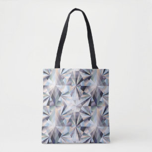 diamant naadloze achtergrond, illustratie tote bag