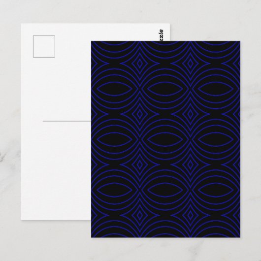 Diamant Ogen Modern Pop Art Abstract Briefkaart (Voorkant / Achterkant)