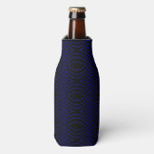 Diamant Ogen Modern Pop Art Abstract  Flesjeskoeler (Fles Voorkant)