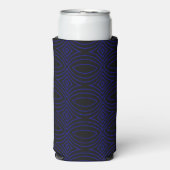 Diamant Ogen Modern Pop Art Abstract Seltzer Blikjeskoeler (Seltzer Voorkant)