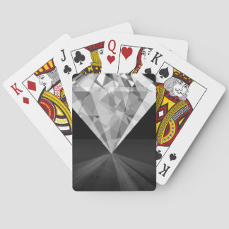 Diamant op achterkant speelkaarten