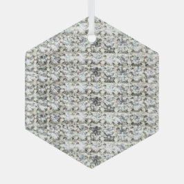 Diamant op maat glas ornament