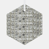 Diamant op maat glas ornament (Achterkant)