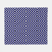 Diamant Optische Illusie Dekbed Fleece Deken (Voorkant (Horizontaal))