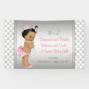 Diamant Parel Etnische Prinses Baby Borrel Spandoek