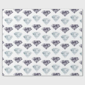 Diamant Patroon Bling Bling Luxe Dure Cadeau Cadeaupapier (Vlak)