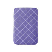 Diamant patroon paars badmat (Voorkant Verticaal)