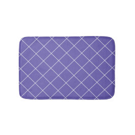 Diamant patroon paars badmat