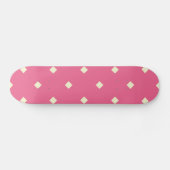 Diamant patroon persoonlijk skateboard (Horizontaal)